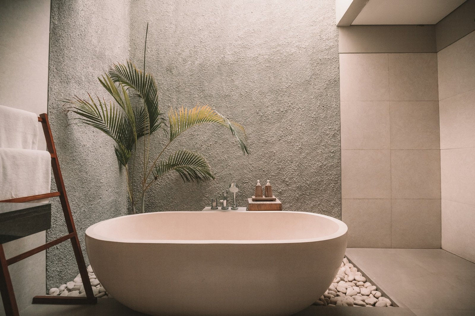 Tranquil spa water and stones backdrop